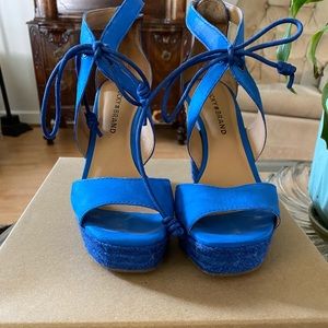 Lucky Brand platform sandals-color-Turkish sea